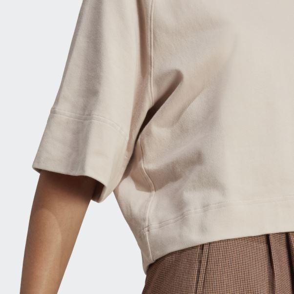 T-shirt Premium Essentials Taupe Adidas