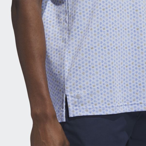 Polo De Golf Imprimé Go-to Bleu Aube Adidas