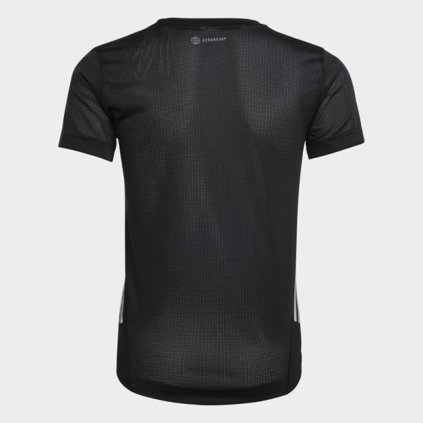 T-shirt Aeroready 3 Bandes Noir Adidas