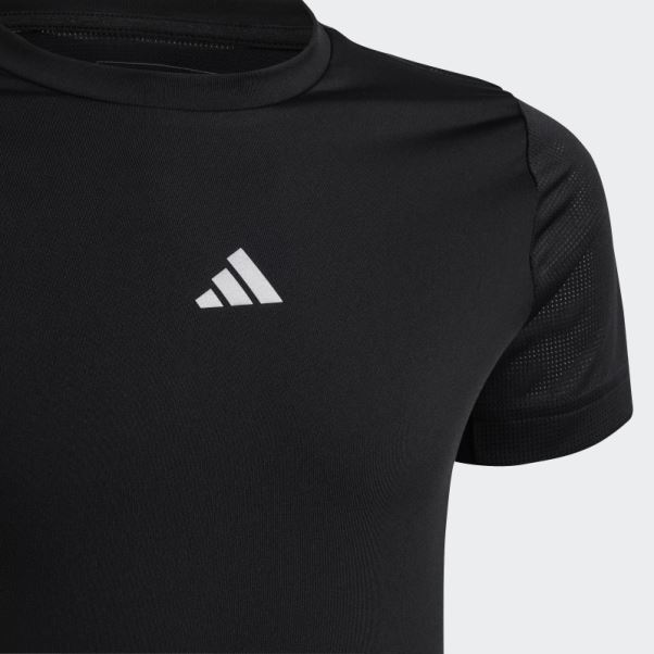 T-shirt Aeroready 3 Bandes Noir Adidas