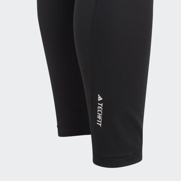 Collants Aeroready Techfit Period-proof Taille Haute 7/8 Adidas Noir