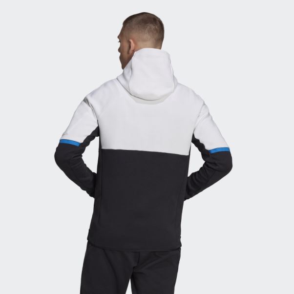 Conçu Pour Gameday Veste Entièrement Zippée Blanc Adidas