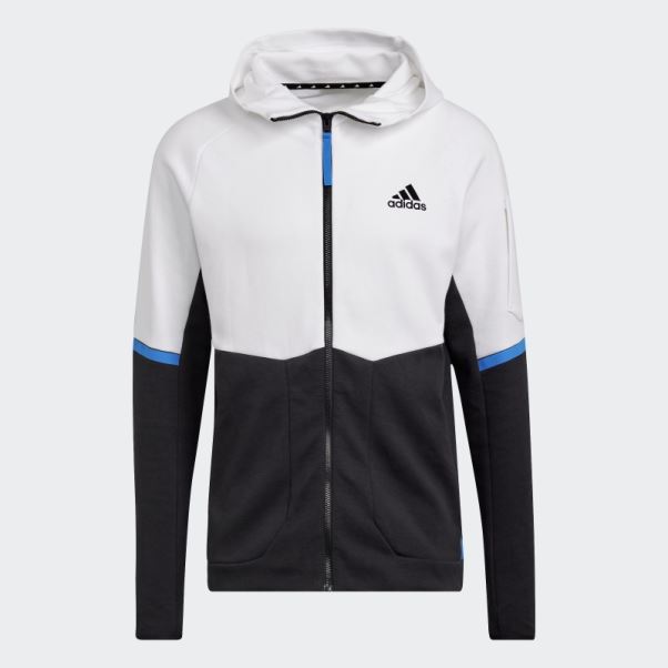 Conçu Pour Gameday Veste Entièrement Zippée Blanc Adidas
