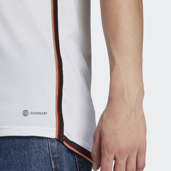 Maillot Domicile Allemagne 22 Blanc Adidas Fashion