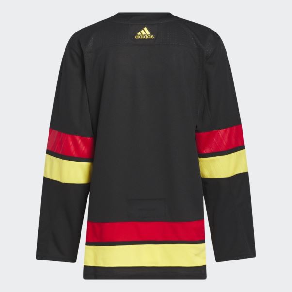 Maillot Troisième Authentique Canucks Noirs Adidas