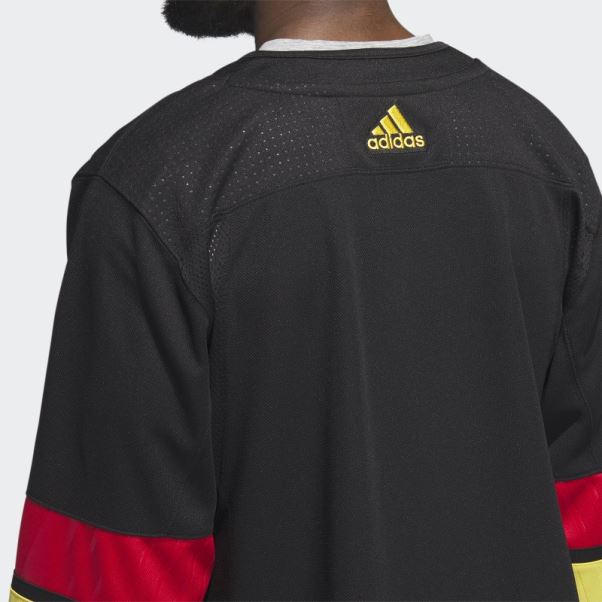 Maillot Troisième Authentique Canucks Noirs Adidas