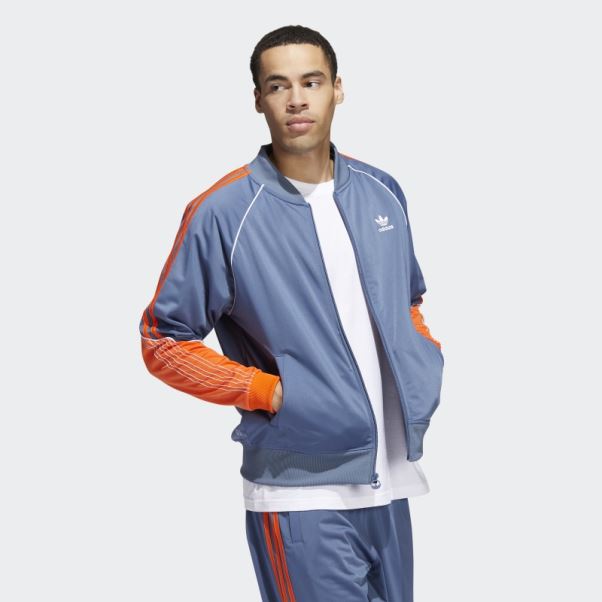 Veste De Survêtement En Acier Tricot Sst Adidas