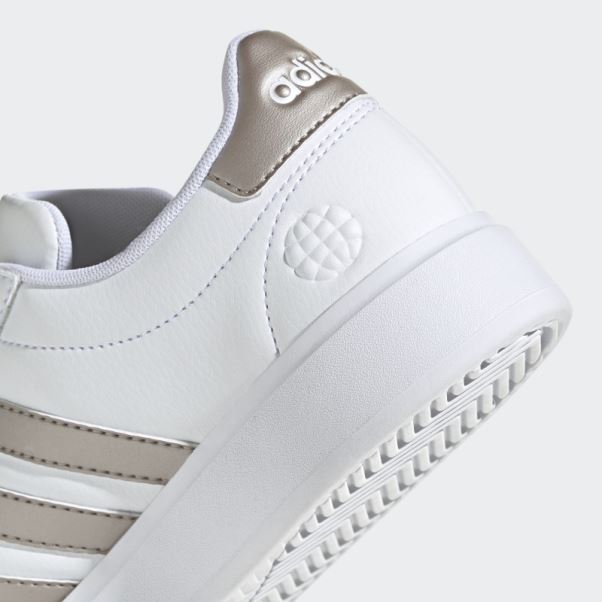 Adidas Grand Court Cloudfoam Lifestyle Court Confort Chaussures Platine Métallique