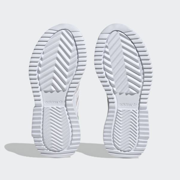 Chaussures Adidas Retropy F2 Vertes Argentées élégantes