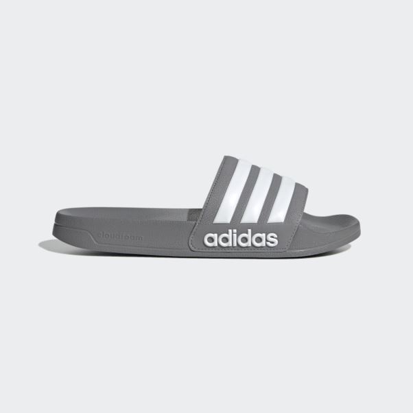 Claquettes De Douche Adidas Adilette Grises