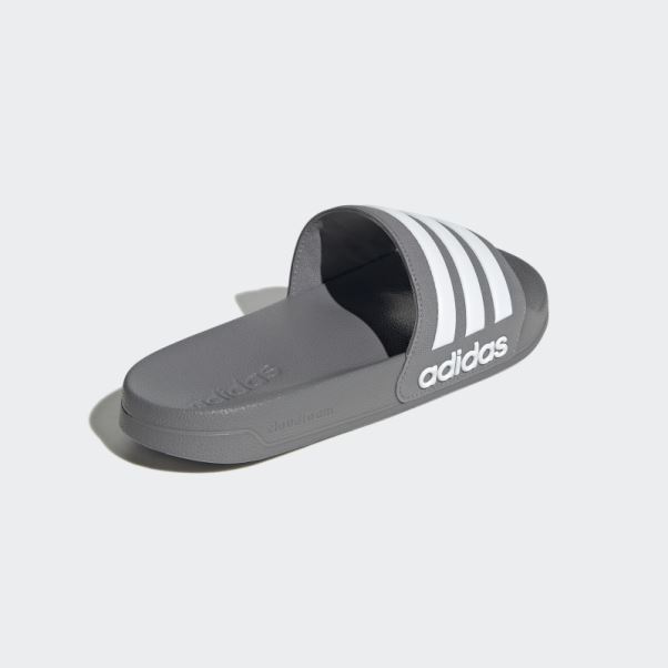 Claquettes De Douche Adidas Adilette Grises
