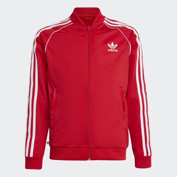 Veste De Survêtement Adidas Adicolor Sst écarlate