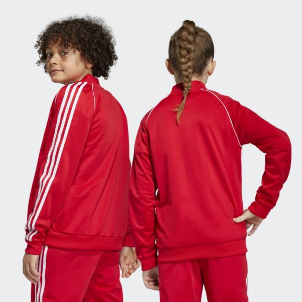 Veste De Survêtement Adicolor Sst Scarlet Adidas