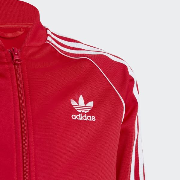 Veste De Survêtement Adicolor Sst Scarlet Adidas
