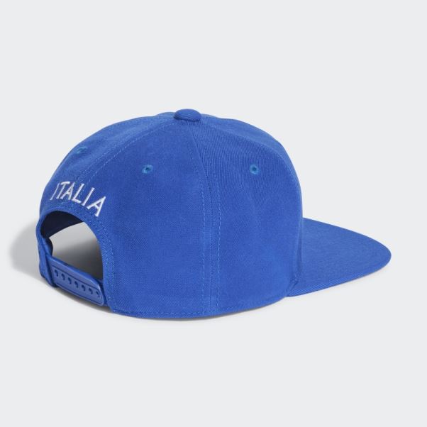 Casquette Snapback Football Italien Bleu Adidas