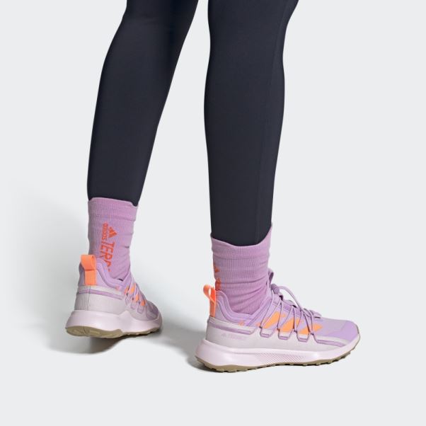 Terrex Voyager 21 Chaussures De Voyage En Toile Lilas Adidas