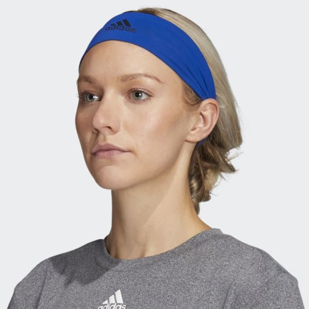 Bandeau Alphaskin 2.0 Adidas Bleu Moyen