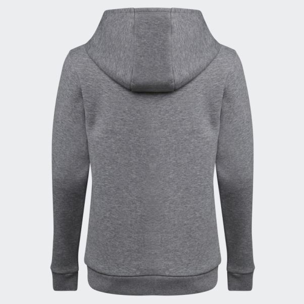 Sweat à Capuche En Molleton Graphique Gris Moyen (taille Allongée) Adidas