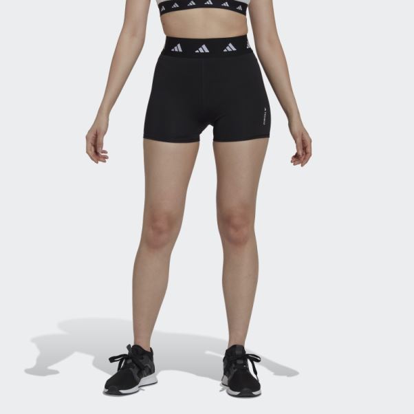 Legging Court Adidas Techfit Period Proof 3 Pouces Noir