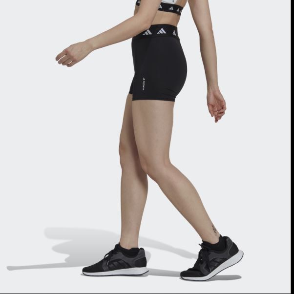 Legging Court Adidas Techfit Period Proof 3 Pouces Noir