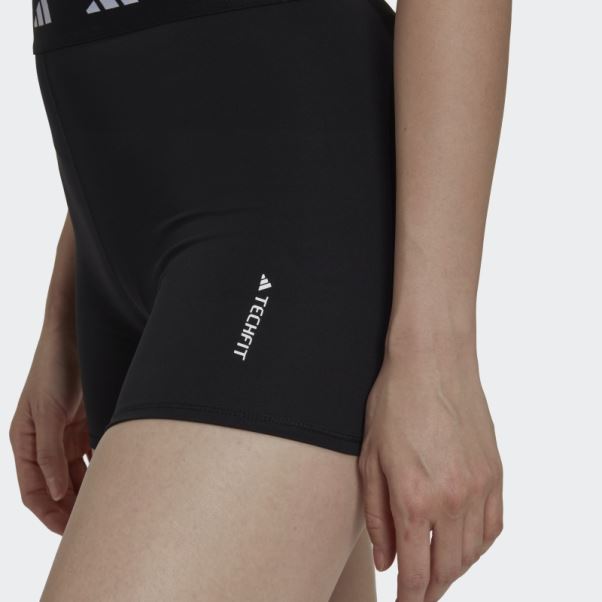Legging Court Adidas Techfit Period Proof 3 Pouces Noir