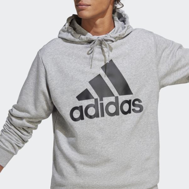 Adidas Survetement éponge Gros Logo Gris Moyen