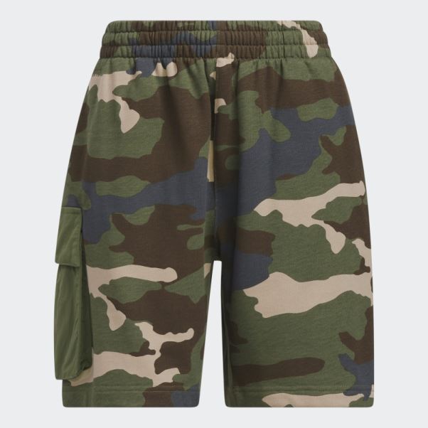 Adidas Short En Tissu éponge à Imprimé Camouflage (tous Genres)