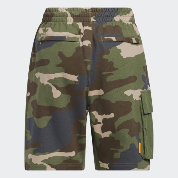 Adidas Short En Tissu éponge à Imprimé Camouflage (tous Genres)