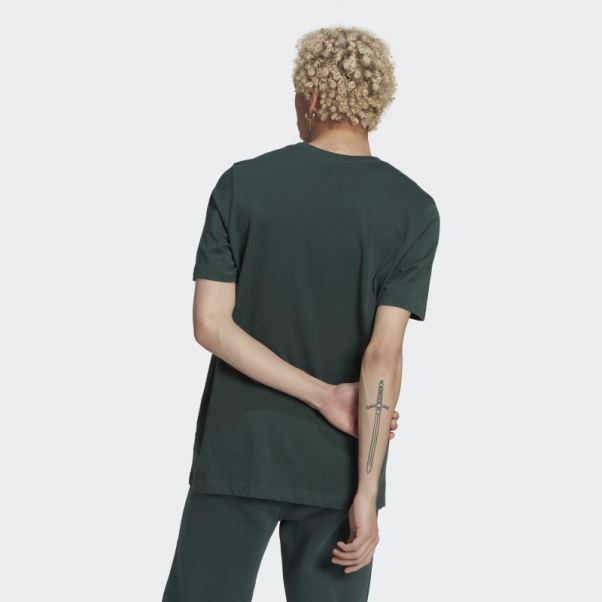 Tee Shirt Adicolor Essentials Trèfle Vert Minéral Adidas