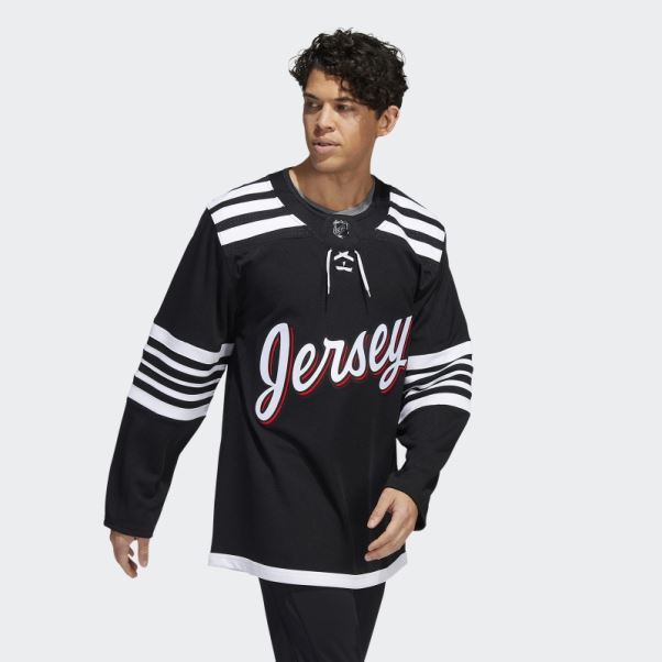 Maillot Adidas Devils Away Authentique Noir