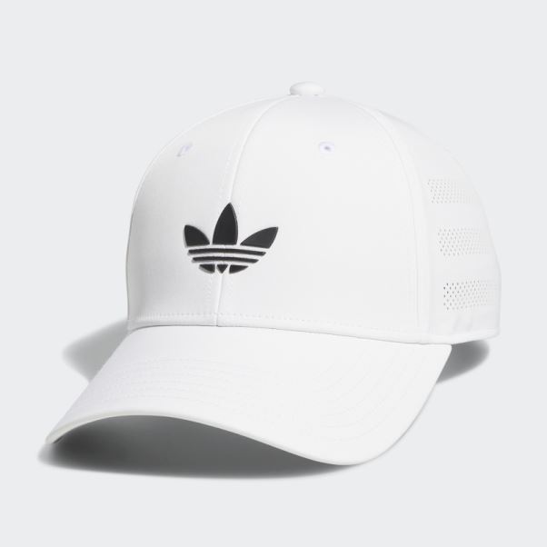 Adidas Beacon Snapback Chapeau Enfant Blanc