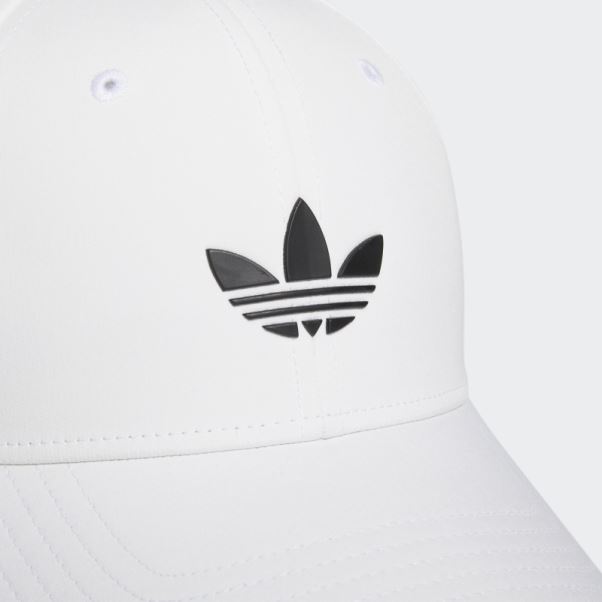 Adidas Beacon Snapback Chapeau Enfant Blanc