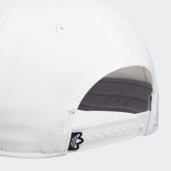 Adidas Beacon Snapback Chapeau Enfant Blanc