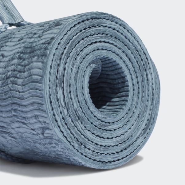 Tapis De Yoga Camouflage En Acier Brut Adidas