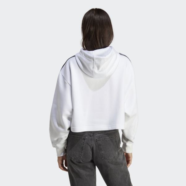 Sweat à Capuche Adicolor Classics Adidas Blanc