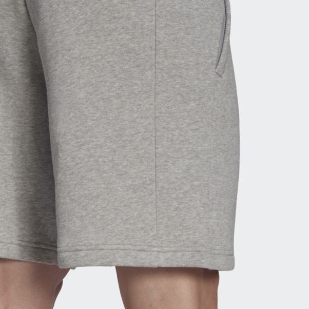 Short De Sport En Polaire Recyclée Stadium Gris Moyen Adidas