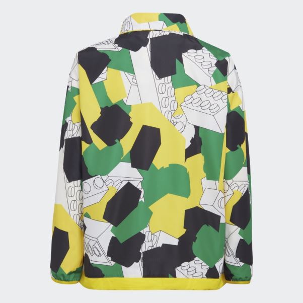 Coupe-vent Demi-zip Adidas X Classic Lego Blanc