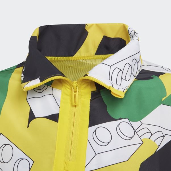 Coupe-vent Demi-zip Adidas X Classic Lego Blanc