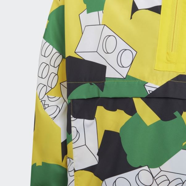 Coupe-vent Demi-zip Adidas X Classic Lego Blanc