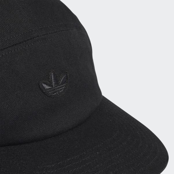 Adidas Casquette Noire à Cinq Panneaux Adicolor