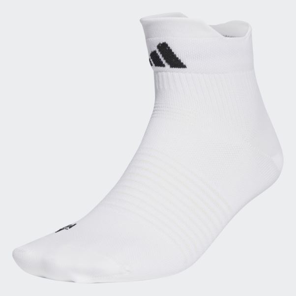Socquettes Adidas Performance Conçues Pour Le Sport Blanches