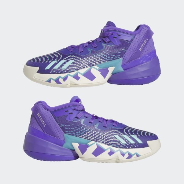 Violet Rush Adidas D.o.n. Numéro 4 Chaussures