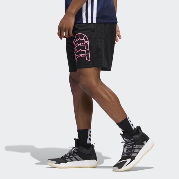 Short Adidas World Wide Hoops Noir (non Genré)