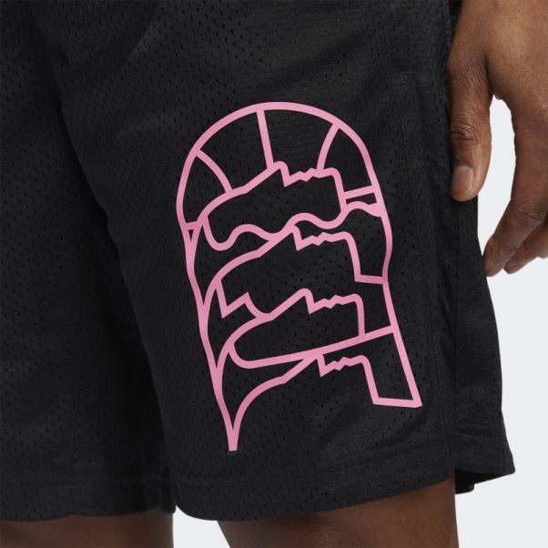 Short Adidas World Wide Hoops Noir (non Genré)