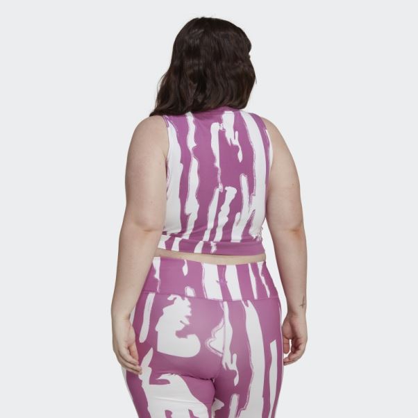 Adidas Thebe Magugu Débardeur (grande Taille) Lilas