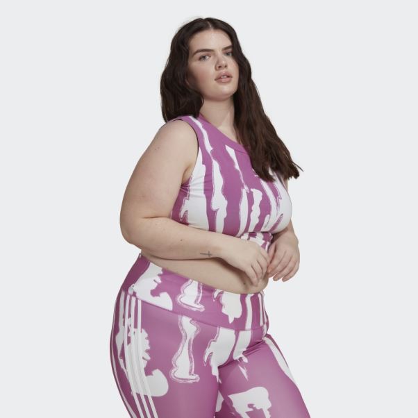 Adidas Thebe Magugu Débardeur (grande Taille) Lilas