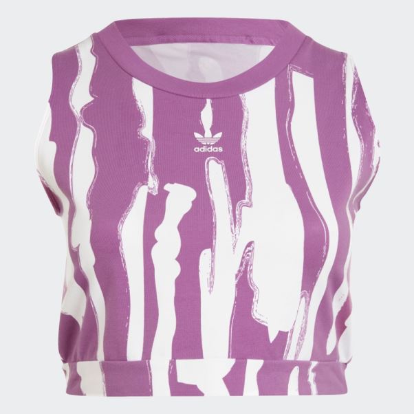 Adidas Thebe Magugu Débardeur (grande Taille) Lilas
