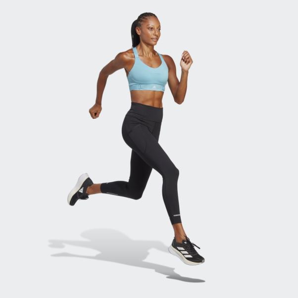 Soutien-gorge à Maintien élevé Fastimpact Luxe Run Bleu Adidas