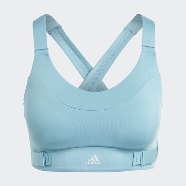Soutien-gorge à Maintien élevé Fastimpact Luxe Run Bleu Adidas