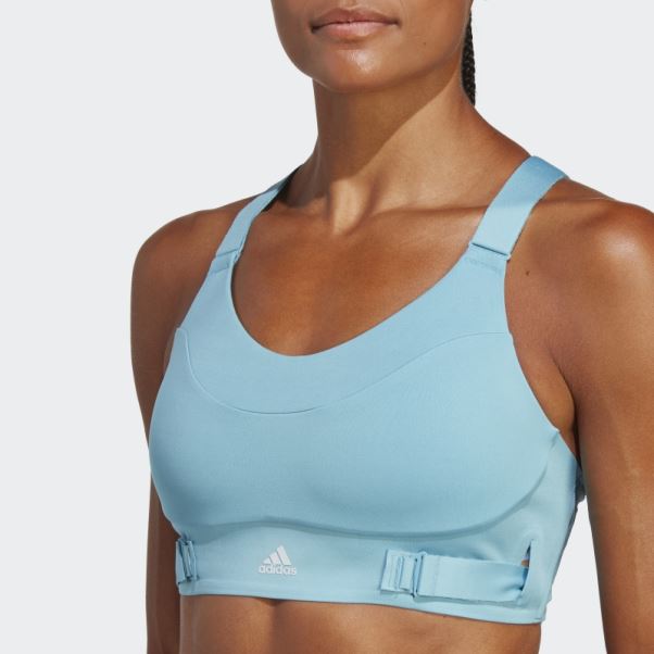 Soutien-gorge à Maintien élevé Fastimpact Luxe Run Bleu Adidas